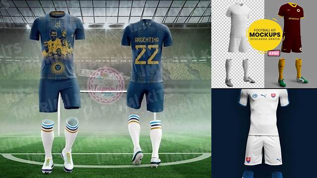 3965+ Mockup Uniformes De Futbol Digital Download