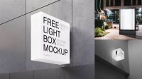 3966+ Lightbox Mockup Free High Resolution