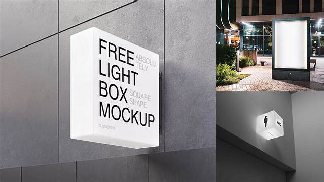 3966+ Lightbox Mockup Free High Resolution