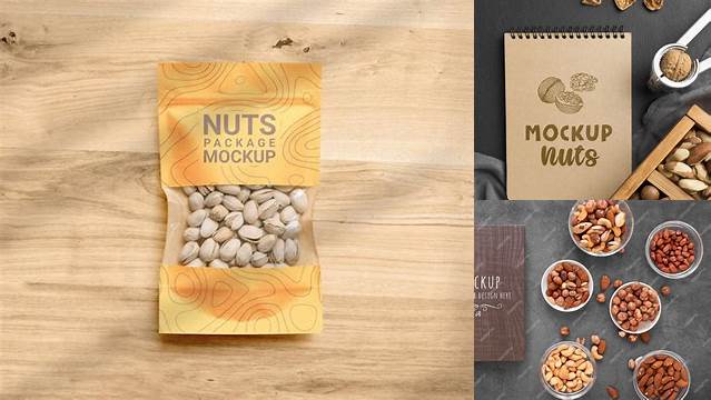 3969+ Nuts Mockup Fully Customizable Photoshop Freebie