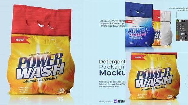 3971+ Washing Powder Bag Mockup Free Creative Photoshop Resources