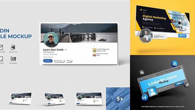 3972+ Linkedin Mockup Psd Free Digital Download