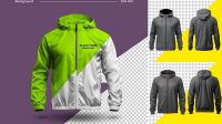 3973+ Mockup Windbreaker High-End PSD Download