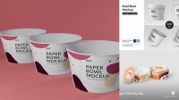 3977+ Paper Bowl Mockup Free High Resolution