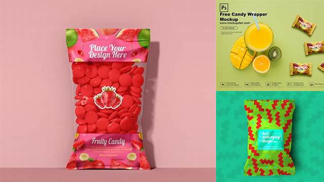 3982+ Matte Candy Package PSD Mockup Professional Quality Freebie PSD File