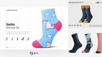 3985+ Socks Mockup Set High Resolution