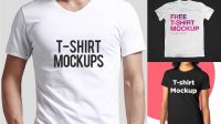 3990+ T Shirt Embroidery Mockup Free Download Design Mockup