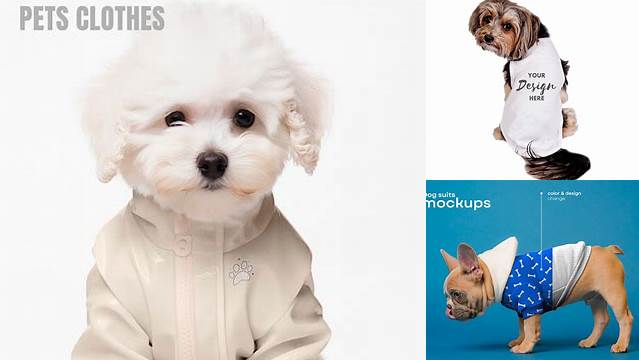 3995+ Dog Clothes Mockup High Resolution