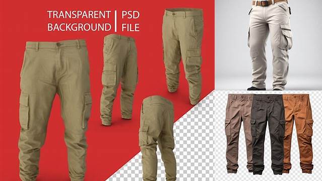 400+ Cargo Pants Mockup PSD Download