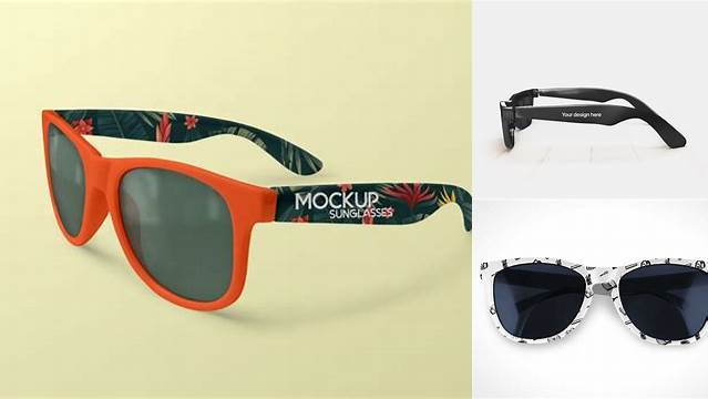 400+ Sunglasses PSD Mockup Side View Download Free PSD