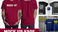 4004+ Mock Up Kaos Depan Belakang Psd Free Premium Design Freebie