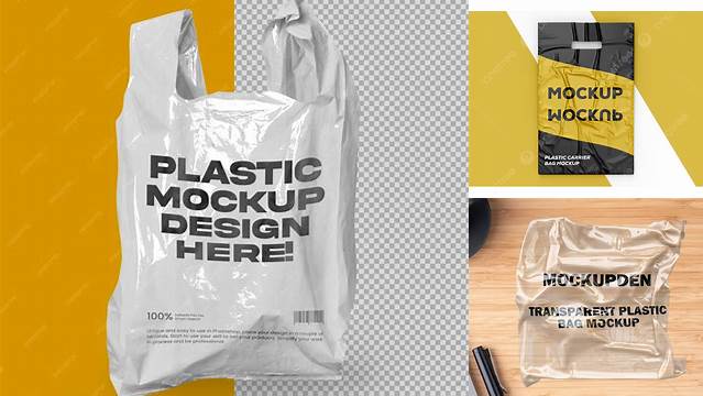 4009+ Plastic Bag Mockup Png Premium Quality Freebie