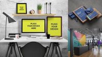 4010+ Office Set Mockup Free Download Free