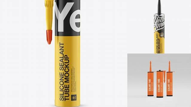 4017+ Opened Transparent Silicone Sealant Tube PSD Mockup Download Free Premium Design PSD