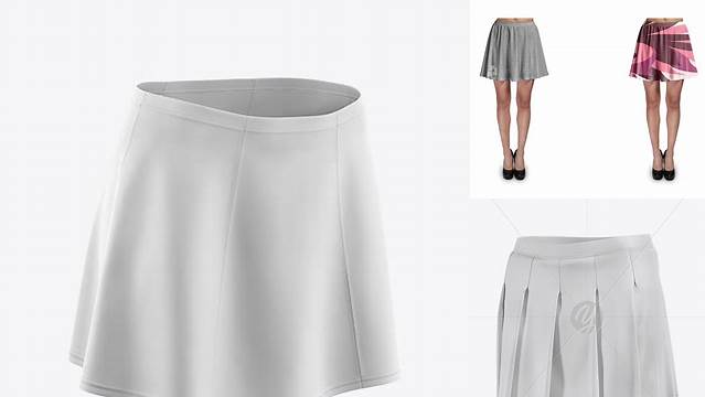 402+ Skirt PSD Mockup Half Side View Download Now Free PSD Template