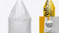 4029+ 1000kg Concrete Plastic Bag PSD Mockup Front View Fully Editable Photoshop PSD Free Download