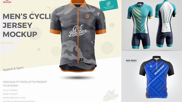 4030+ Bike Jersey Mockup For Free Download