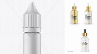 4034+ 10ml Matte Dropper Bottle PSD Mockup Download Premium Free PSD