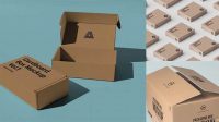 4037+ Corrugated Box Mockups For Free Download