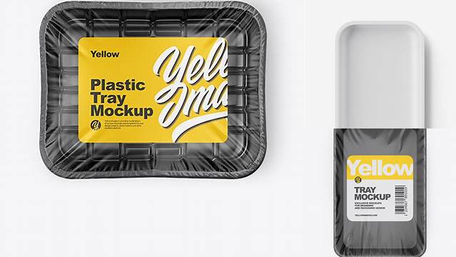 4039+ Plastic Tray Mockup Free Hight Resolution