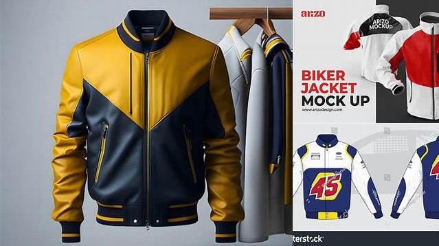 4046+ Motorcycle Jacket Mockup Hight Resolution