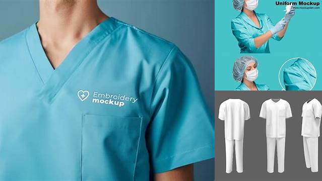 4049+ Nurse Uniform Mockup Free Free PSD