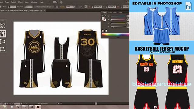 4049+ Pola Jersey Basket Cdr Photoshop Freebie