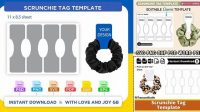 4050+ Scrunchie Label Template Hight Resolution