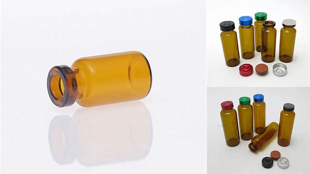 4056+ Amber Glass Bottle with Flip-Off Cap & Dropper PSD Mockup Smart Editable Design Mockup