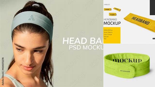 406+ Head Band Mockup Premium Quality Freebie