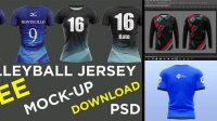 4060+ Sublimation Jersey Mockup Psd Free PSD Free Download