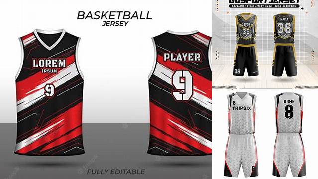 4061+ Template Desain Jersey Basket Include TIFF