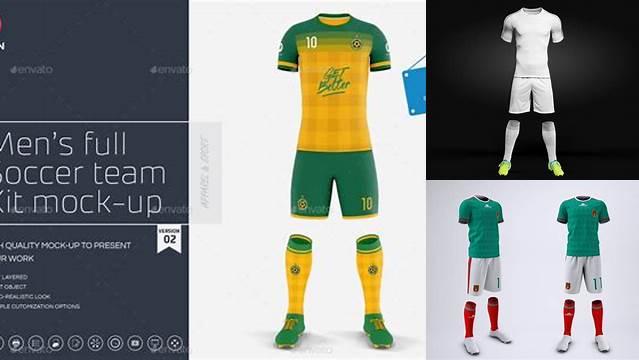 4064+ Football Kit Mockup Free Download Exclusive Layered PSD Mockup