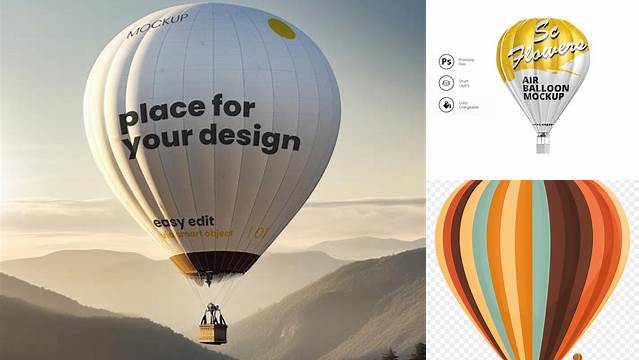 4072+ Air Balloon Mockup Digital Download