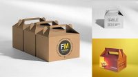 4077+ Gable Box Mockup Free Free Download Design Mockup