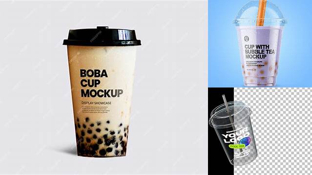 4078+ Boba Cup Mockup Free Free Mockup Templates