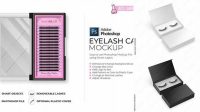 4080+ Eyelash Box Mockup Photoshop Freebie