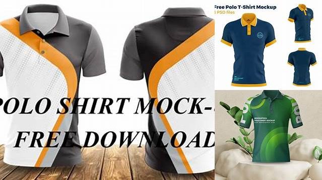 4080+ Sublimation Polo Shirt Template Psd High-End Layered Mockup Free