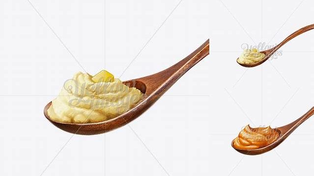 4081+ Wooden Spoon With Potatoe Puree And Butter Free Graphic Design Resource