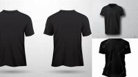 409+ Black Shirt Mockup Mockup File Free Download