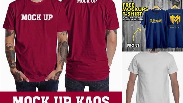 4092+ Download Mockup Kaos Png Gratis PSD Download