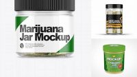 4092+ Weed Jar Mockup Best for Showcase