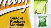 4094+ Glossy Snack Package Smart Object PSD Template