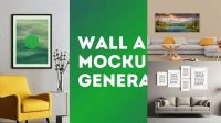 4096+ Wall Art Mockup Generator Download Free