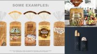 4097+ Matte Bread Package With Clip PSD Mockup Fully Editable PSD Template