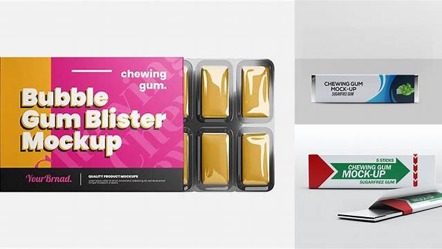 4101+ Gum Mockup Free Best for Showcase