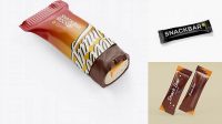 4102+ Glossy Snack Bar PSD Mockup Half Side Front View Free PSD for Creatives