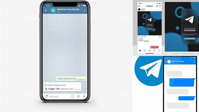 4103+ Mockup Telegram Premium Design Freebie