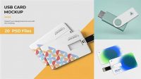 4104+ Usb Card Mockup Free Download Best for Showcase