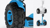 4105+ Matte Segway PSD Mockup Half Side View Professional Graphic PSD Download